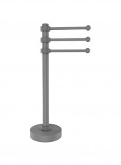 3-swing Arm Guest Towel Holder Matte Grey 9x8x15inch