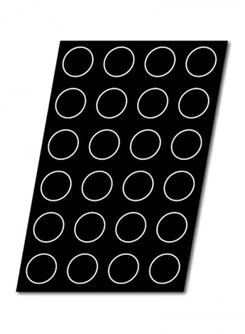Half-Sphere Shaped Mold Black 26x18x1.6inch