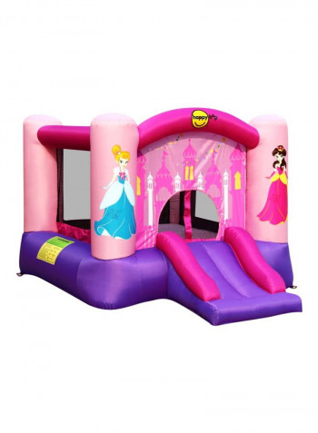 Princess Slide And Hoop Inflatable Bouncer 9201P 300x225x175millimeter