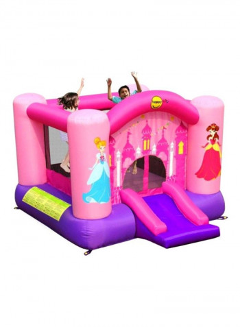 Princess Slide And Hoop Inflatable Bouncer 9201P 300x225x175millimeter