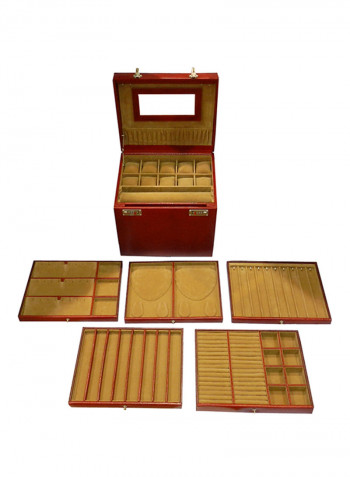 Genuine Leather Jumbo Jewellery Box