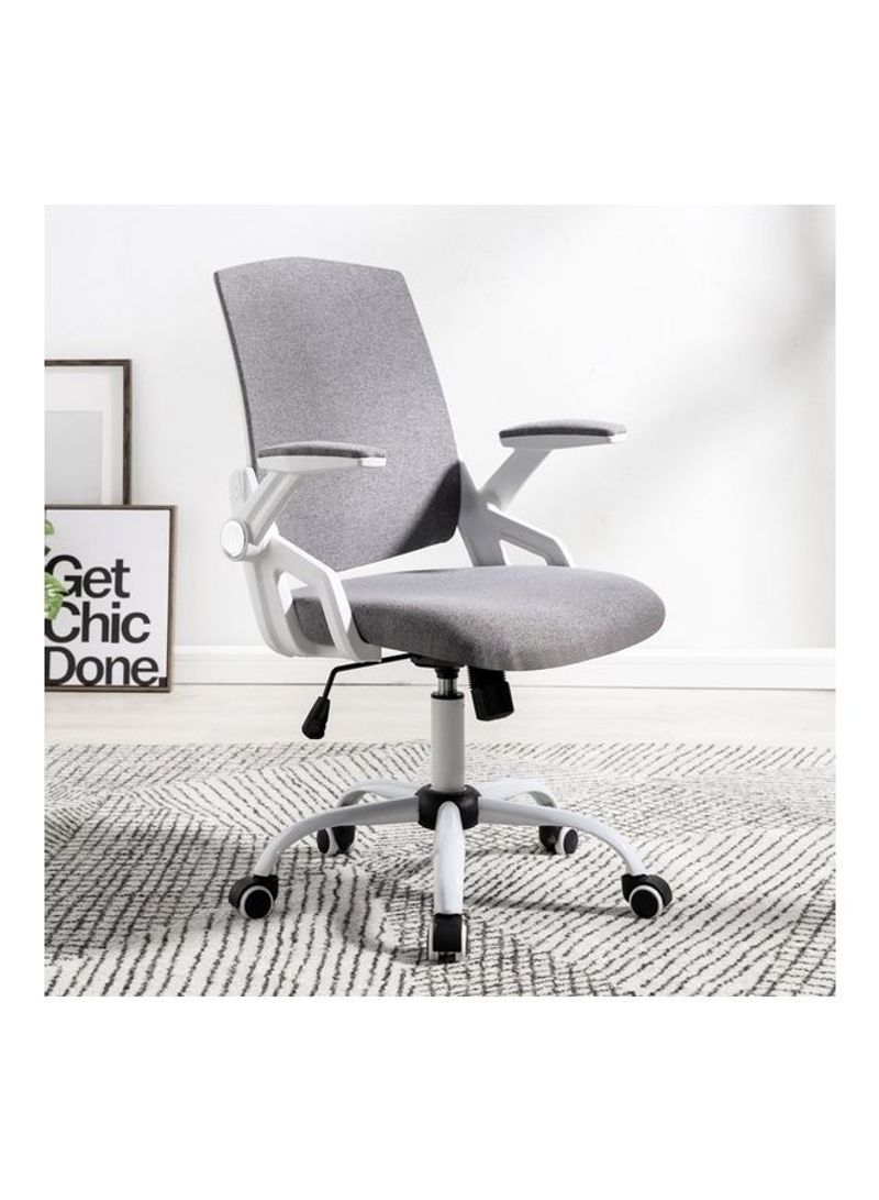 Rotating Chair with Soft Cushion Grey