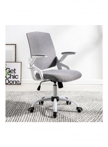 Rotating Chair with Soft Cushion Grey