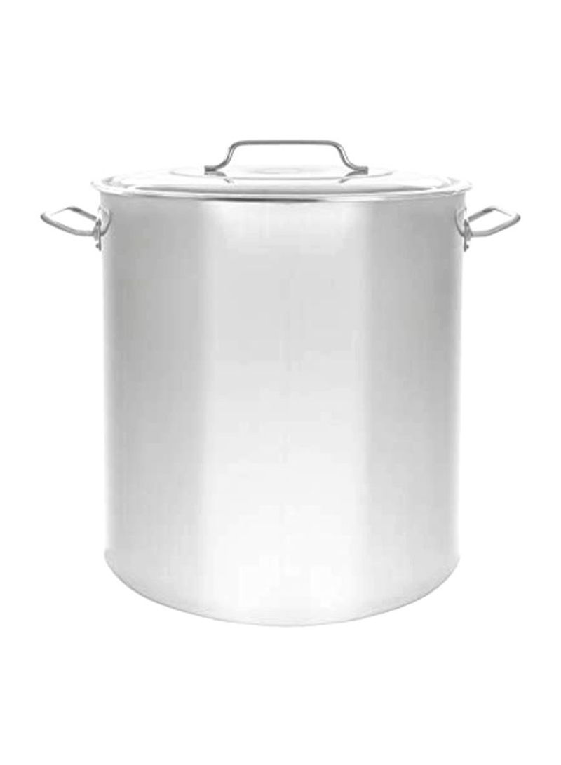 Stainless Steel Stock Pot Kettle Silver 20x20x21inch