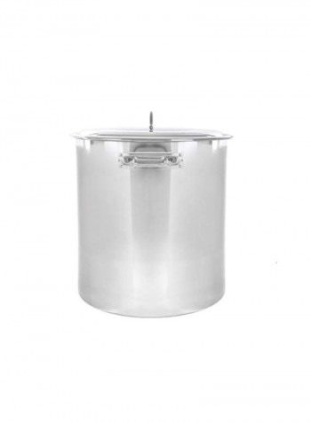 Stainless Steel Stock Pot Kettle Silver 20x20x21inch