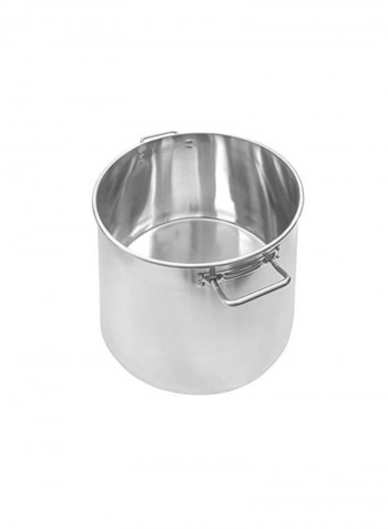 Stainless Steel Stock Pot Kettle Silver 20x20x21inch