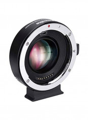 0.71x Focal Length Booster Adapter For Canon EF Series Lenses To EOSM Mount Camera Black/Silver reviews 0.71x Focal Length Booster Adapter For Canon EF Series Lenses To EOSM Mount Camera Black/Silver