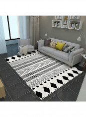 Geometric Pattern Living Room Carpet Multicolour 200x300centimeter