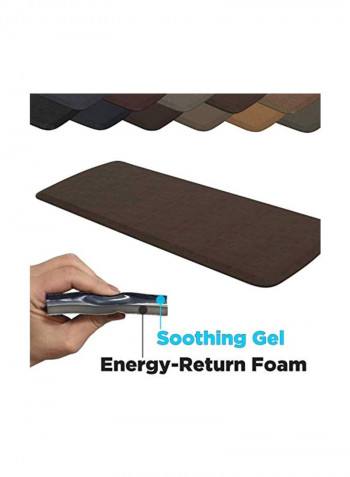 Elite Premier Anti-Fatigue Floor Mat Brown 20x36inch