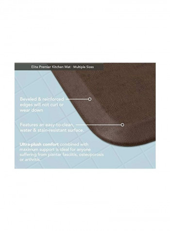 Elite Premier Anti-Fatigue Floor Mat Brown 20x36inch