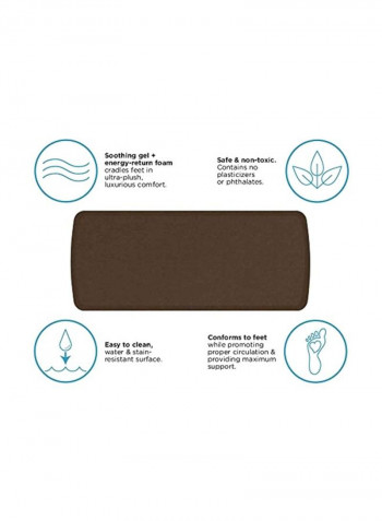 Elite Premier Anti-Fatigue Floor Mat Brown 20x36inch