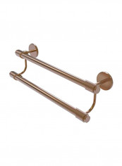 Tribecca Collection Double Towel Bar Brushed Bronze 30inch