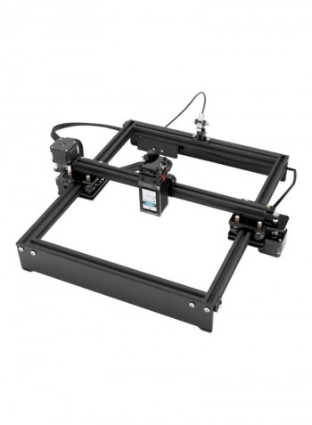 12V Desktop Single Arm Engraver Kit with Accessories Black