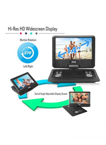 Portable DVD CD Player PDH14 Black