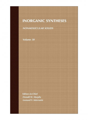 Inorganic Syntheses Hardcover