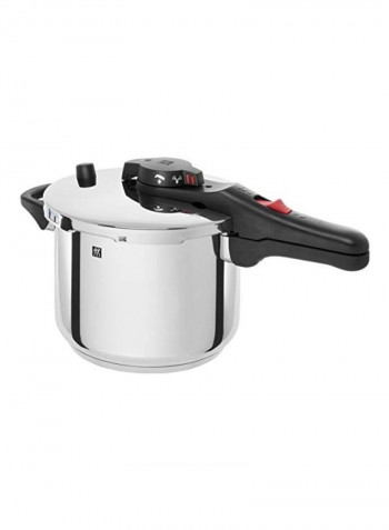 Pressure Cooker Silver/Black 6L