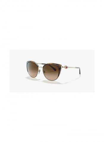 Women's Aviator Full-Rimmed Sunglasses - Lens Size: 55 mm