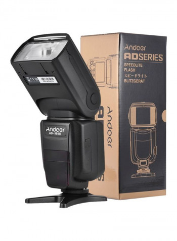 Wireless Flash System With Manual And Auto Zoom For Nikon Series Cameras Black