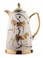 Horse Printed Thermo Carafe Brown/Gold/Black 22cm reviews Horse Printed Thermo Carafe Brown/Gold/Black 22cm