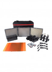 Amaran LED Panel Kit Set With Remote Control Black