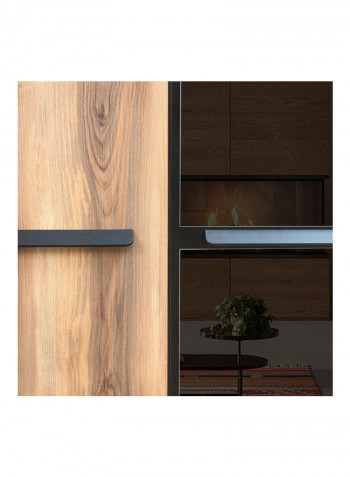 Nevada 3-Door Wardrobe Brown 55x202x134cm