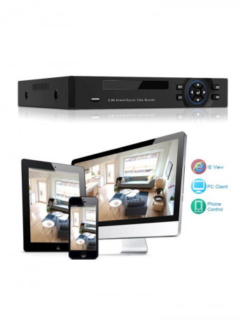 8-Channel Full HD Digital Video Recorder S3938US-1080P Black