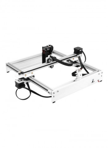 30W Desktop Single Arm Engraver Kit Silver/Black