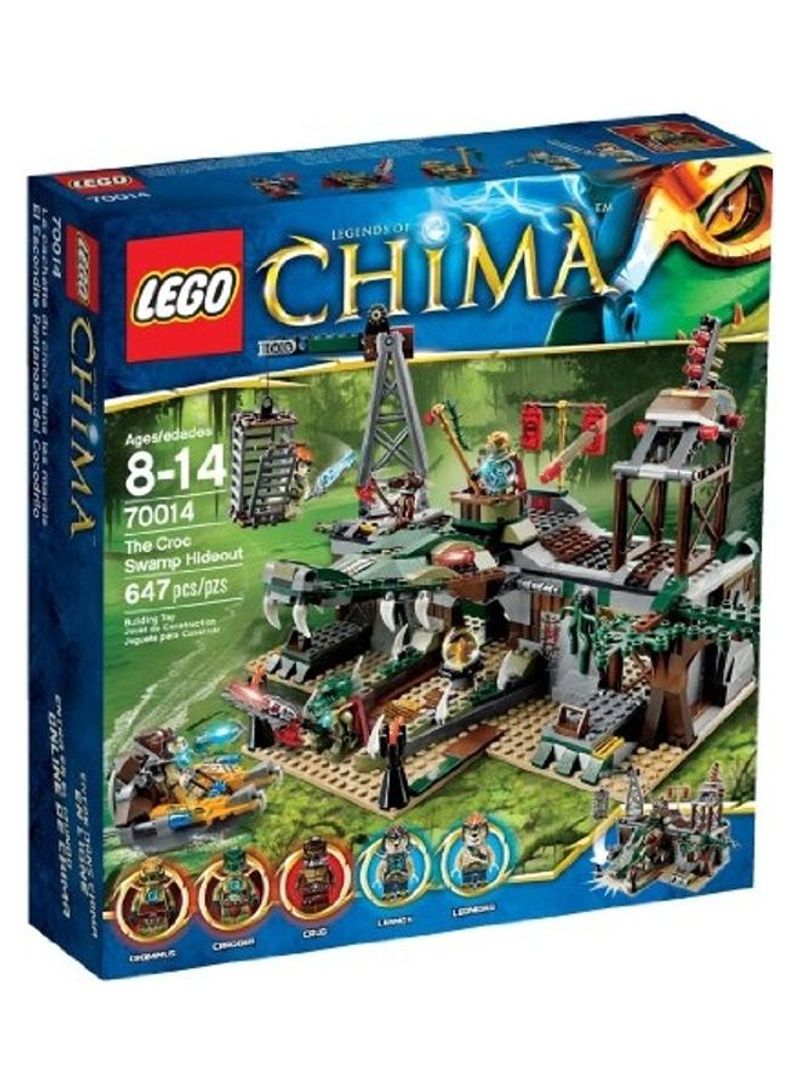 647-Piece Chima The Croc Swamp Hideout Building Set