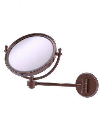 Wall Mounted Make-Up Mirror Antique Copper