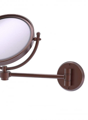 Wall Mounted Make-Up Mirror Antique Copper