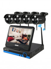 Wireless WiFi IP Night Vision Surveillance Camera Black 3.927kg