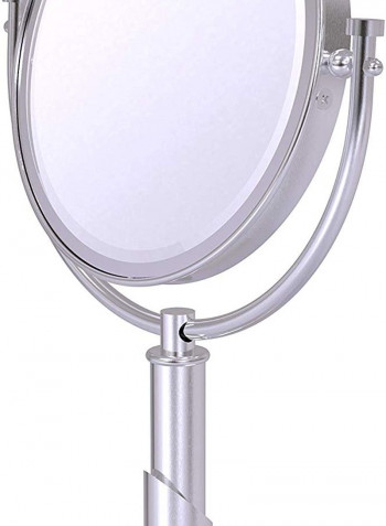 Soho Collection Vanity Top Makeup Mirror Satin Chrome