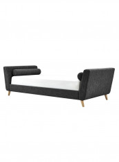 Modern Sofa Bed Frame Charcoal Grey