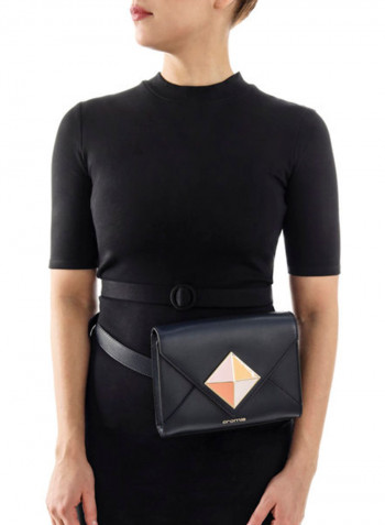 Strong Leather  Bag أسود