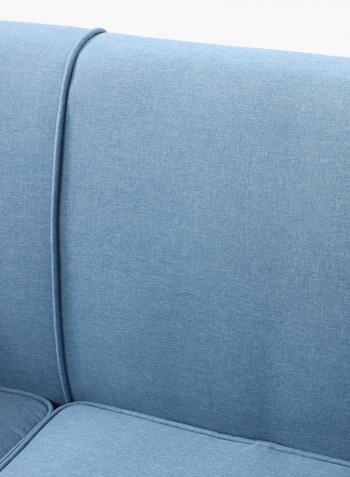 3-Seater Natalia Sofa With Scatter Cushions Blue