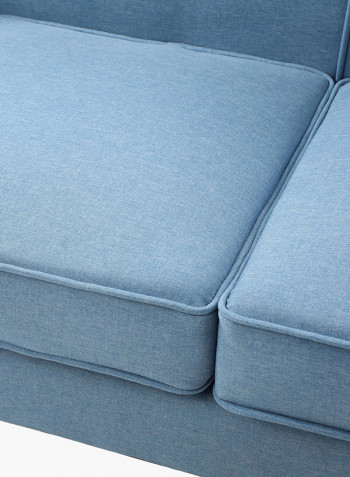 3-Seater Natalia Sofa With Scatter Cushions Blue