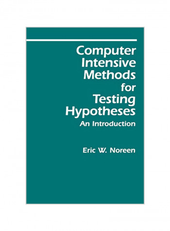 Computer-Intensive Methods for Testing Hypotheses: An Introduction Paperback