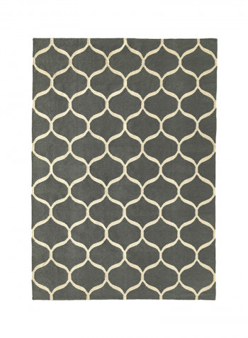 Flatwoven Handmade Area Rug Grey 240 x 170centimeter