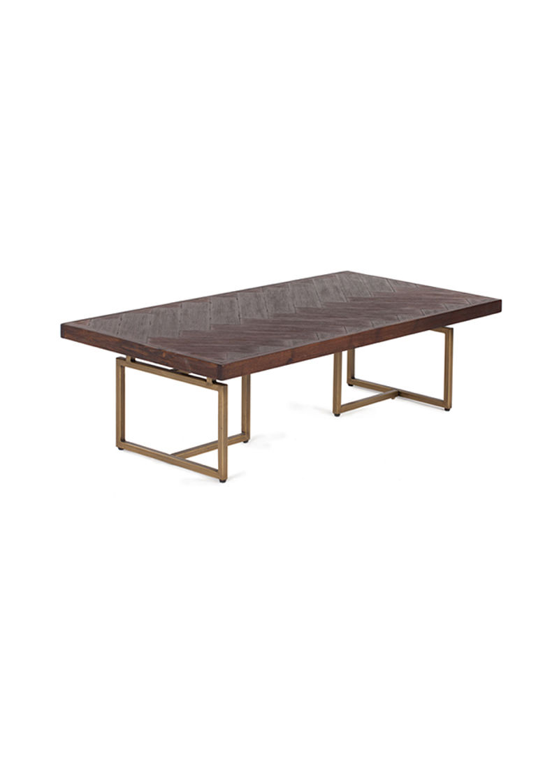 Bruno Coffee Table Brown 130 x 70 x 40centimeter