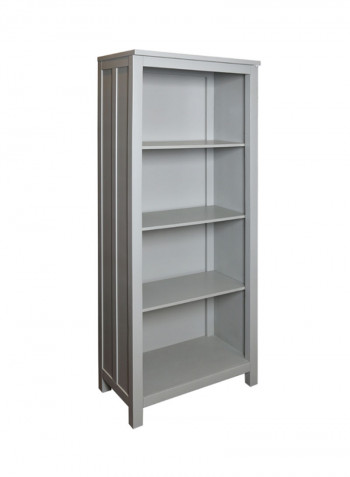 Brandon Bookcase Light Grey 72x184x40centimeter