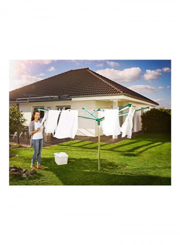 Rotary Linomatic Dryer Green/Silver 16.8x15.3x222.9centimeter