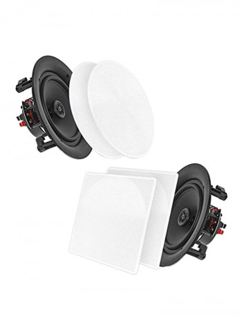 Ceiling Wall Mount Speakers B00MCWYV0O White