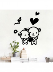 3D Cartoon Wall Sticker Black reviews 3D Cartoon Wall Sticker Black
