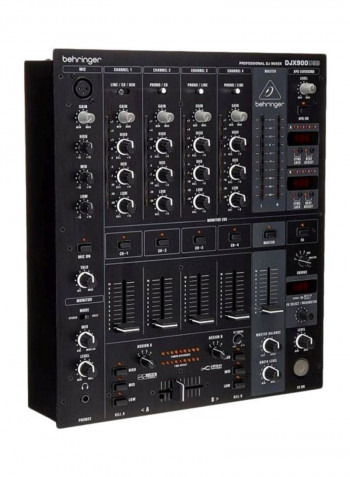 5-Channel Professional DJ Mixer DJX900USB Black