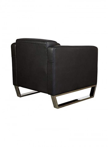 Single Seater Sofa Black