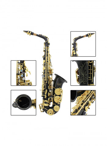 Brass B Flat Straight Soprano Saxophone Woodwind Instrument