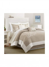 6-Piece Coastline Comforter Set Khaki/White King reviews 6-Piece Coastline Comforter Set Khaki/White King