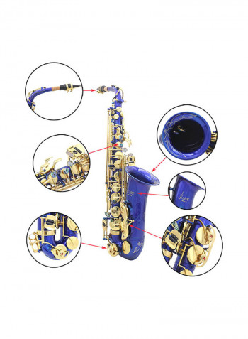 Brass B Flat Straight Soprano Saxophone Woodwind Instrument
