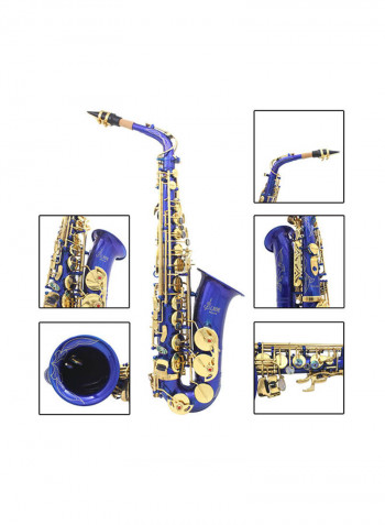 Brass B Flat Straight Soprano Saxophone Woodwind Instrument
