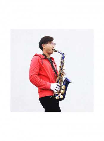 Brass B Flat Straight Soprano Saxophone Woodwind Instrument